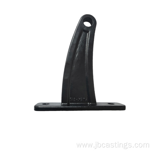 Investment Casting Iron Shark Fin Shaped Bracket